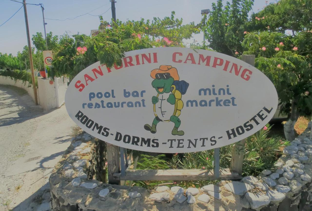 Santorini Camping & Hostel Fira  Exterior foto